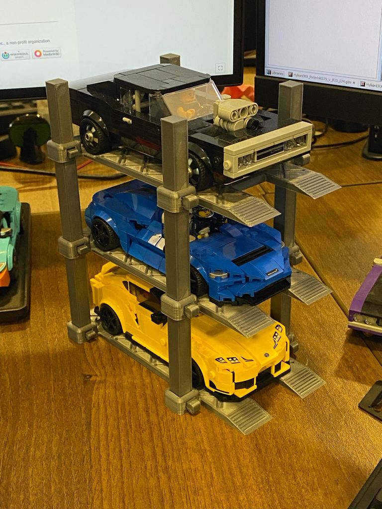 Présentoir Lego Speed Champions pour 3 voitures