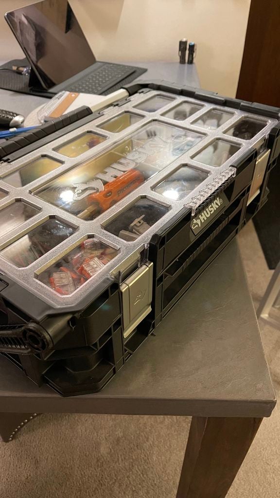 Bac empilable personnalisé pour organisateur Husky de 22 pouces
