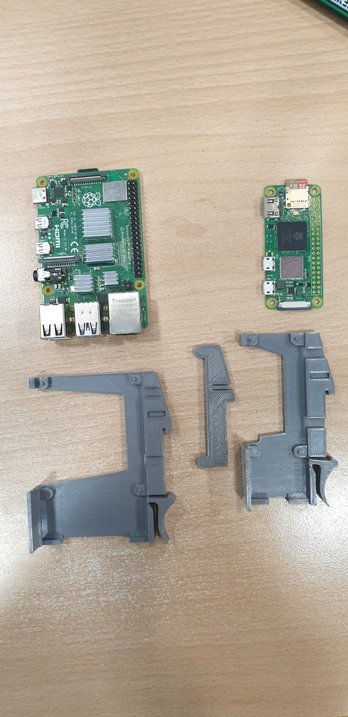 Montage sur rail DIN pour Raspberry Pi Zero/Zero 2