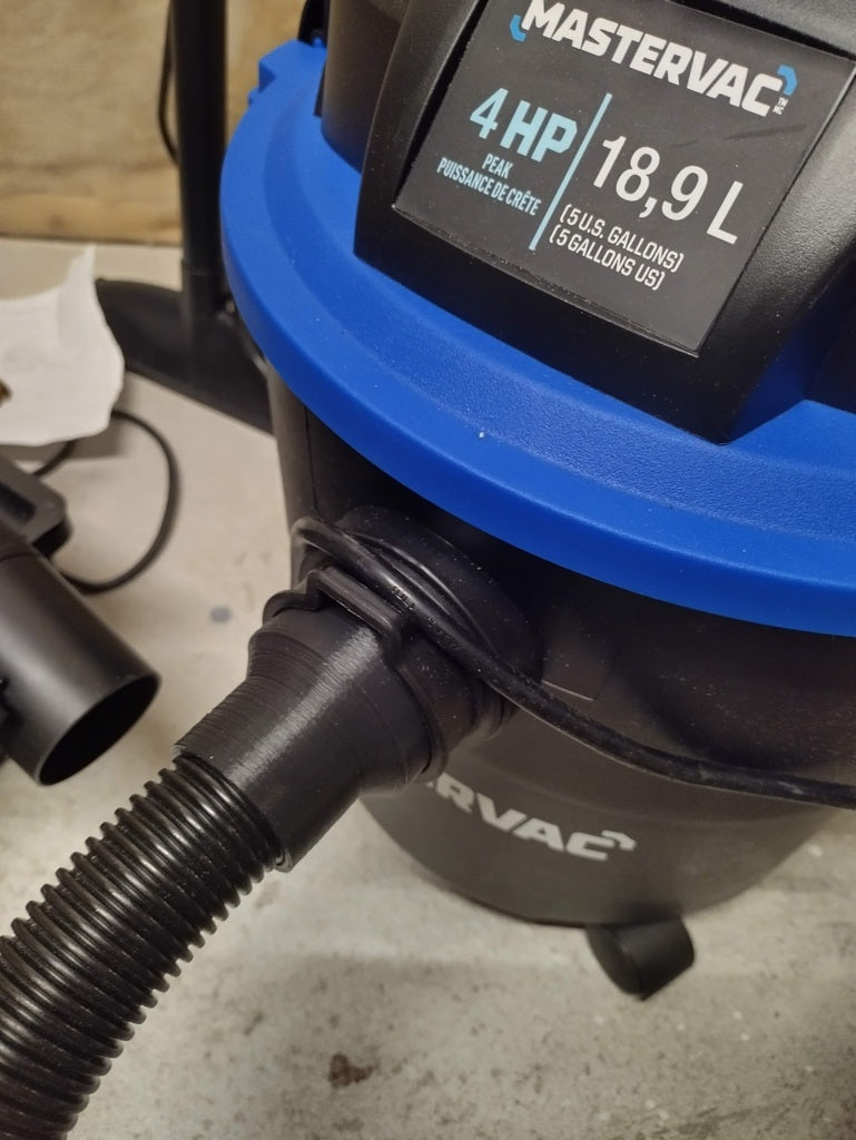 Adaptateur de tuyau d'aspirateur pour MasterVac (2-1/4" à 1-1/4" Fileté)