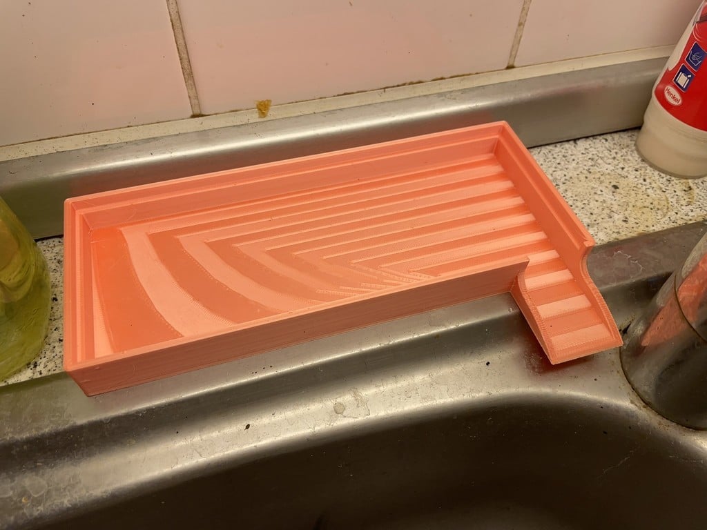 Organisateur d'évier de cuisine fonctionnel avec porte-bouteille