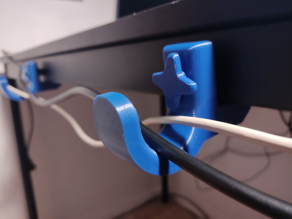Support de câble pour table - Organisation facile sans vis