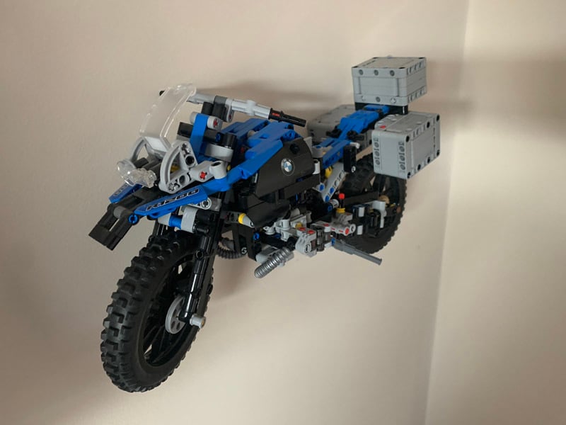 Support mural pour Lego Technic BMW R1200GS Motorbike