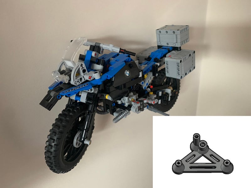 Support mural pour Lego Technic BMW R1200GS Motorbike