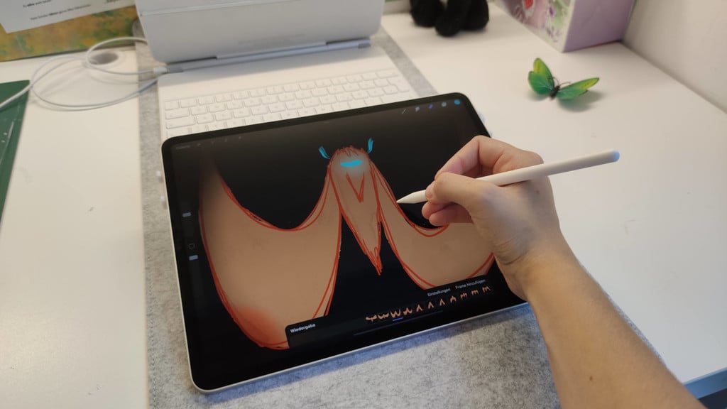 Support de dessin pour iPad Pro 2021 (12.9') avec prise en charge de l'Apple Pencil