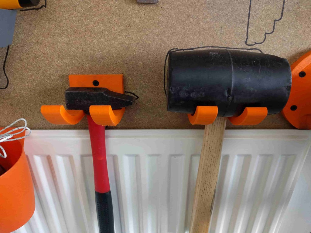 Support de marteau et de maillet pour un rangement organisé des outils