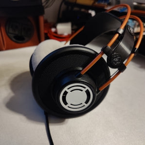 Coussinets plats de remplacement pour casque AKG (Q701, K701, K702, K712)