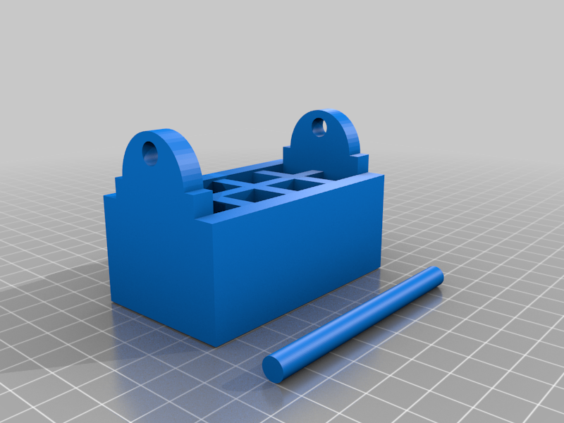 Petite boîte à outils miniature pour maison de poupée et casse-noisette