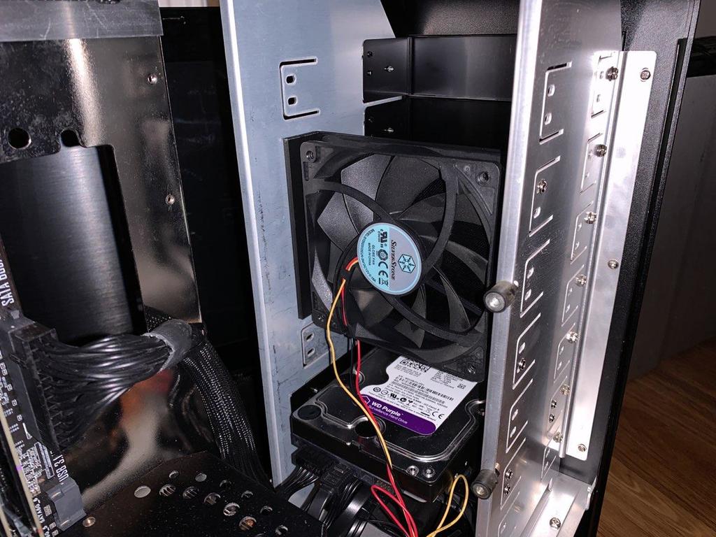 Support de ventilateur pour baies de lecteur 5,25 pouces 120 mm
