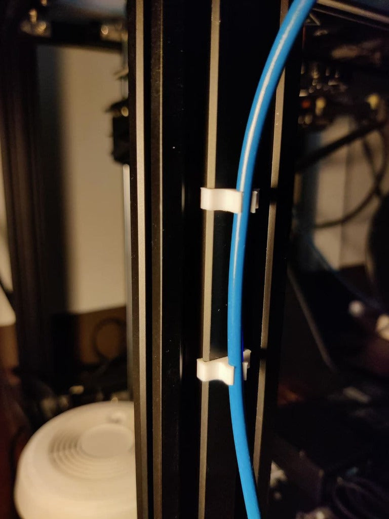 Clips PTFE et câbles pour extrusion 2040