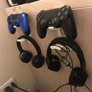 Support mural pour manette PS4 et casque