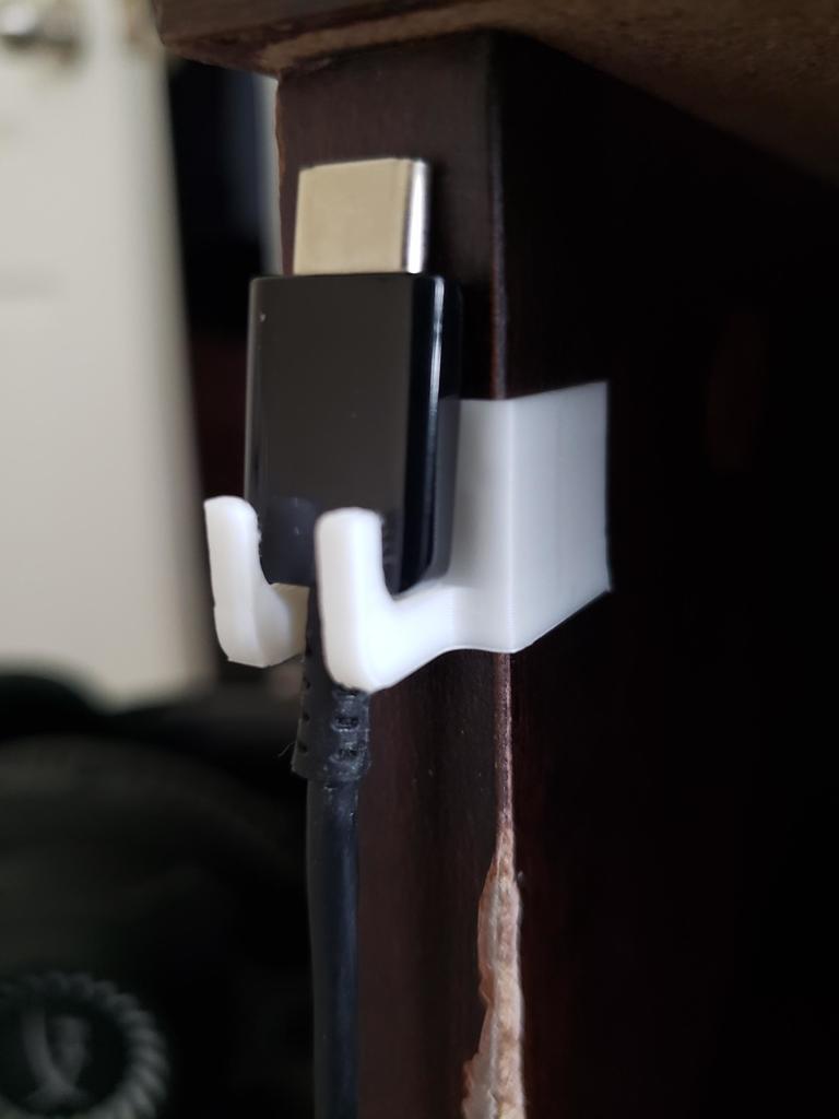 Support de câble de bureau - Organisez votre chargeur USB C Samsung