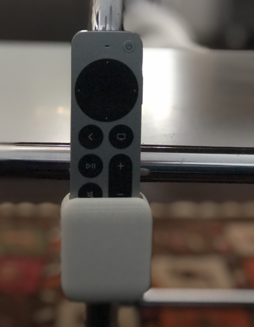 Support pour télécommande Apple TV 4K pour meubles en acier