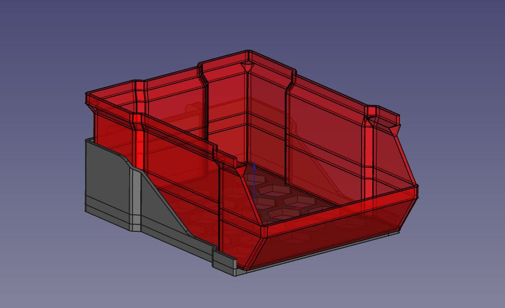 IKEA Skadis Étagère pour boîte empilable