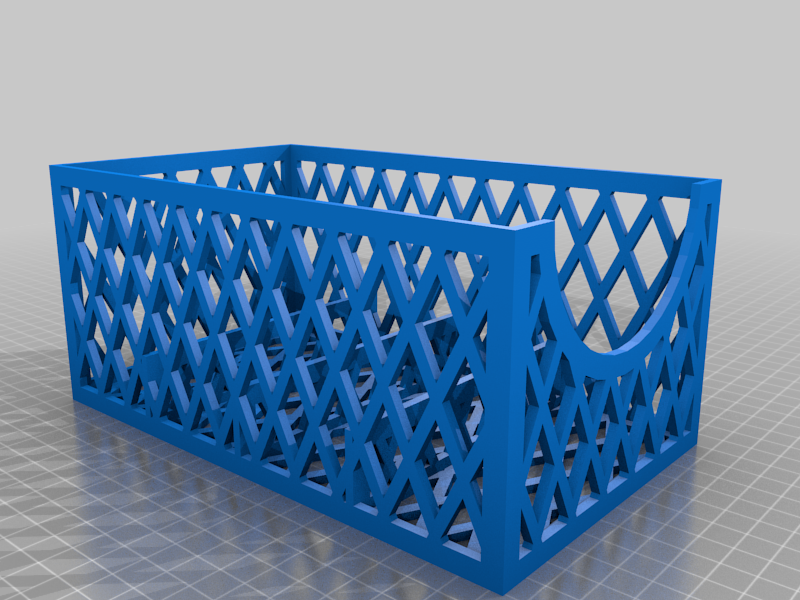Boîte d'organisation paramétrique avec maille pour épices