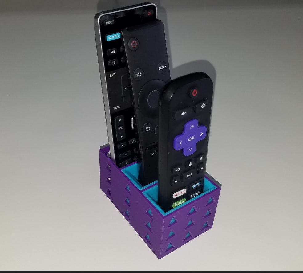 Triple support de télécommande
