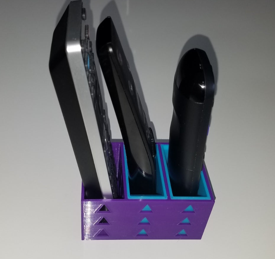 Triple support de télécommande
