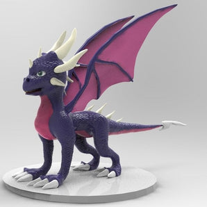 Figurine du dragon Cynder – La légende de Spyro