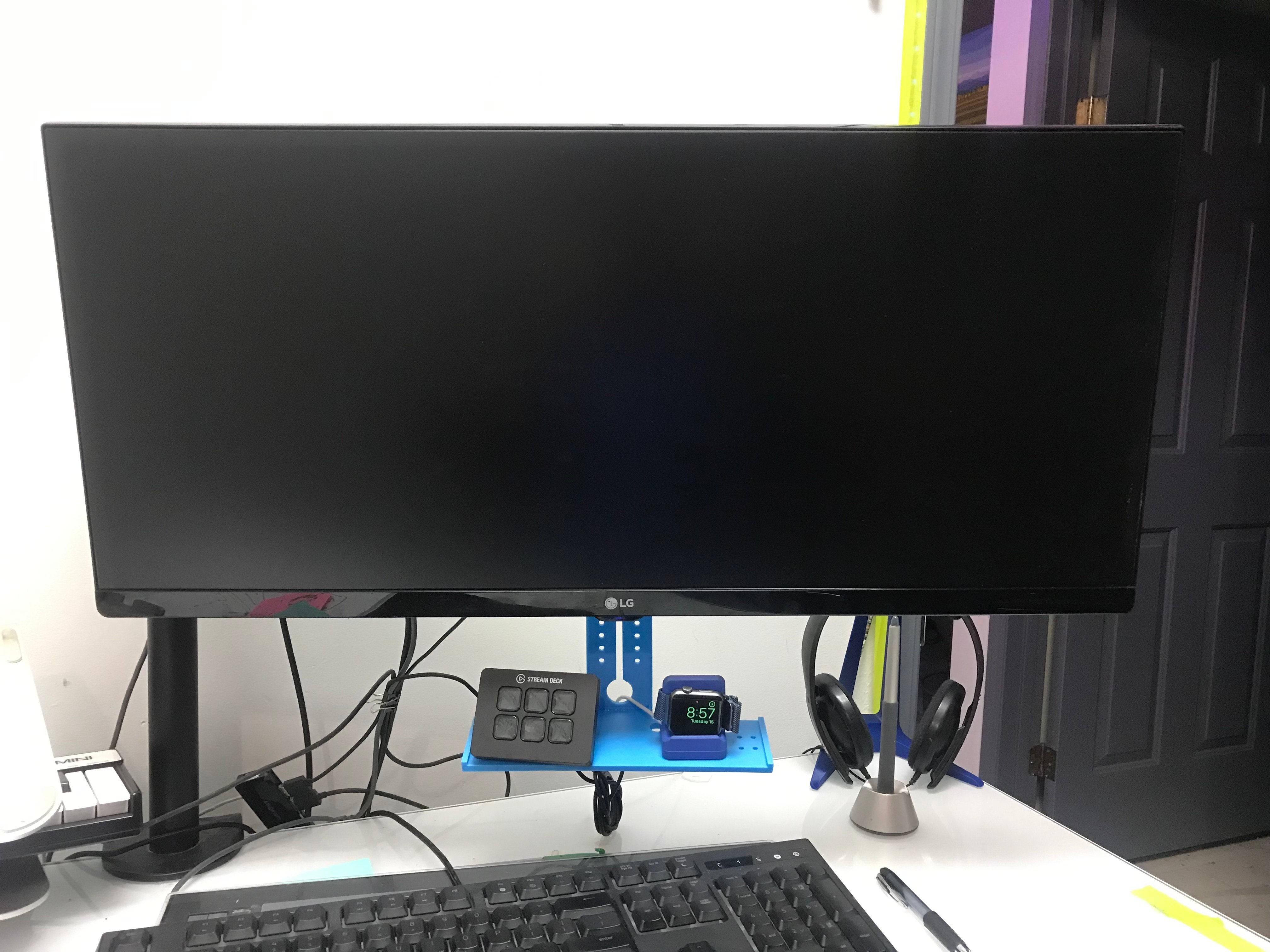 Étagère de moniteur pour écran LG 29UM58-P - Rangement flexible