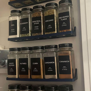Étagère à épices élégante pour une organisation optimale de la cuisine