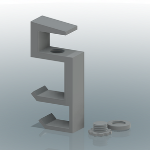 Support de casque paramétrique pour bureau