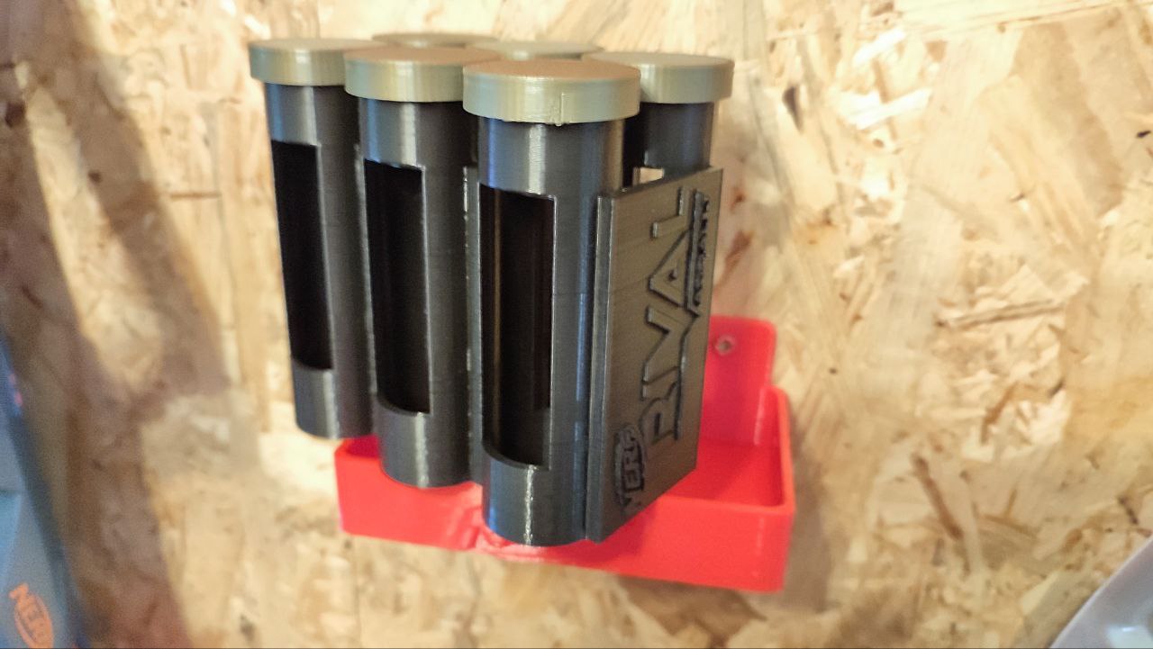 Support de munitions NERF Rival pour montage mural
