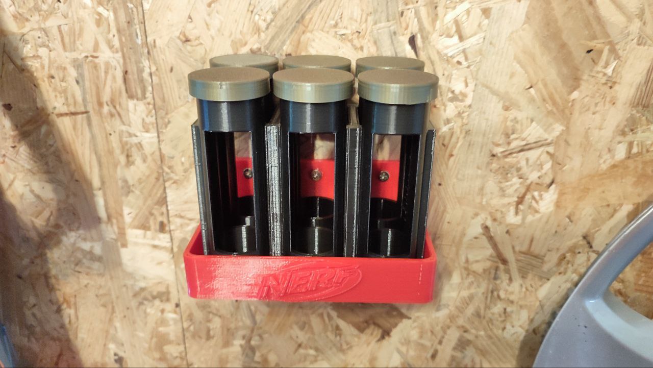 Support de munitions NERF Rival pour montage mural