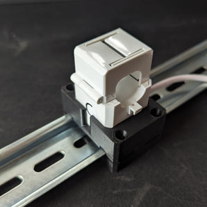Support de rail DIN pour les bobines de mesure Shelly 3EM