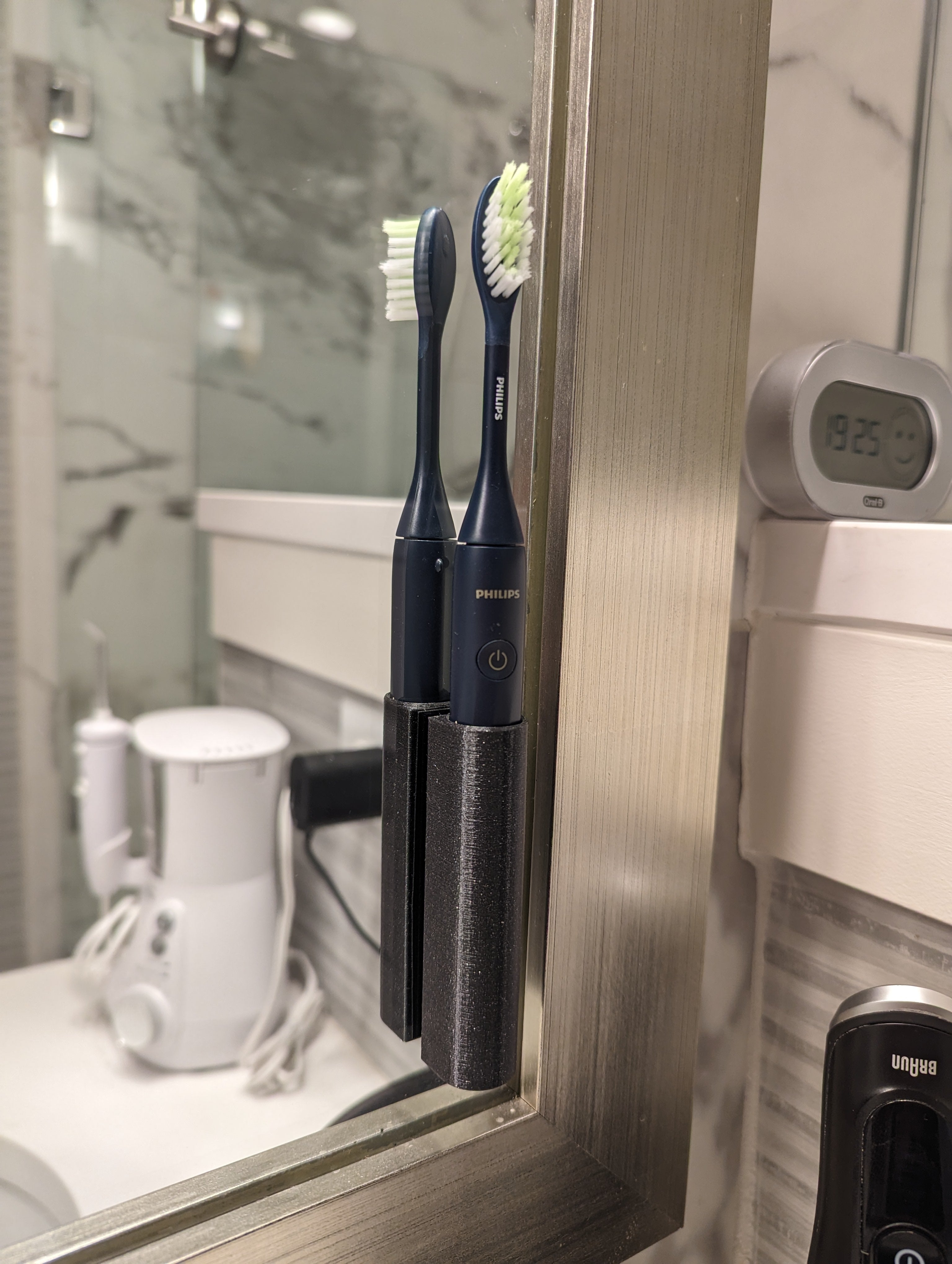 Porte-brosse à dents à montage miroir pour Philips One Sonicare