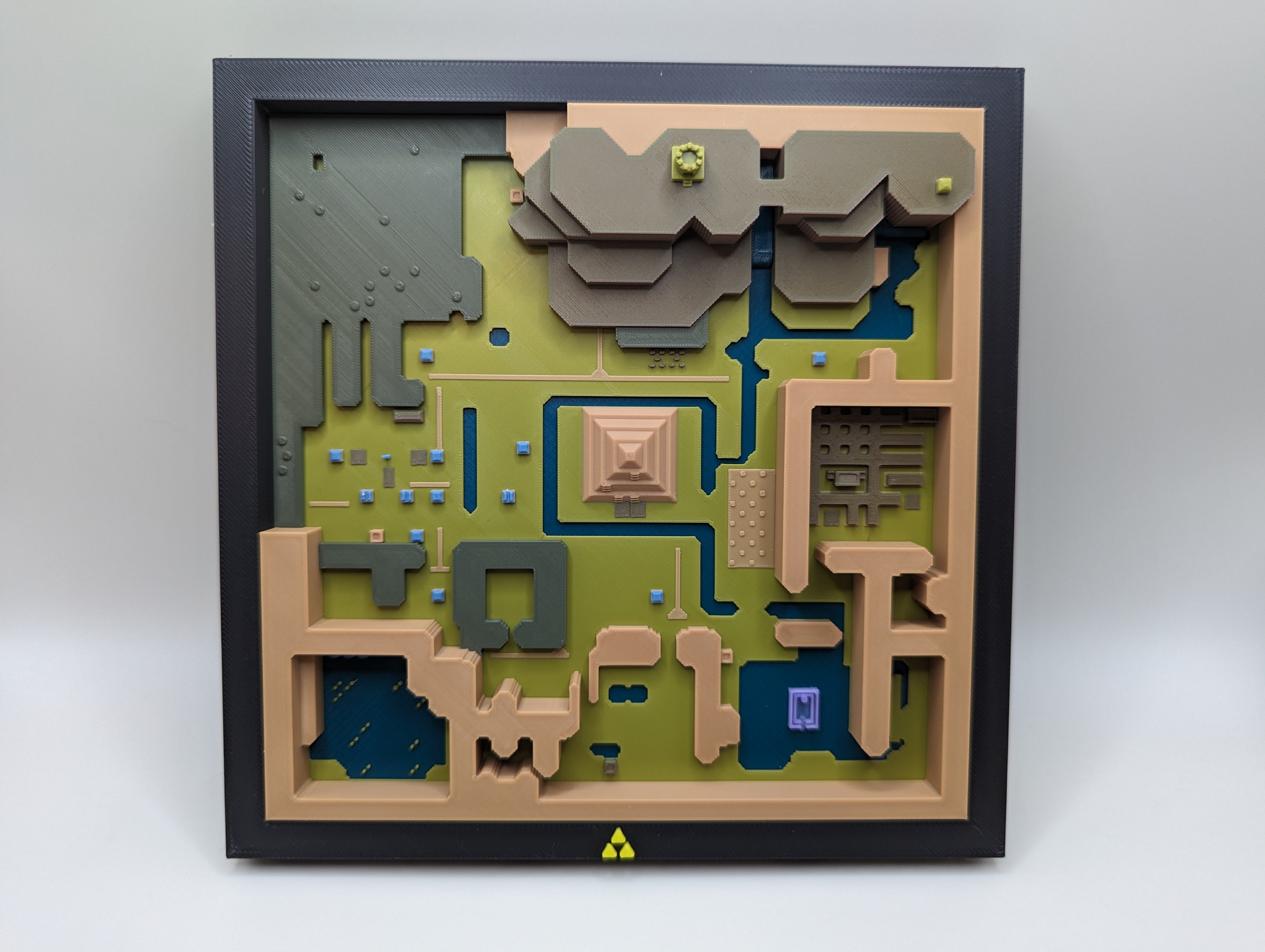 Carte et art mural Zelda A Link To The Past Dark World