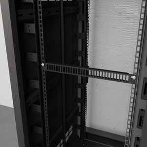 Panneau obturateur aveugle 0.5U de 10 pouces pour armoire rack