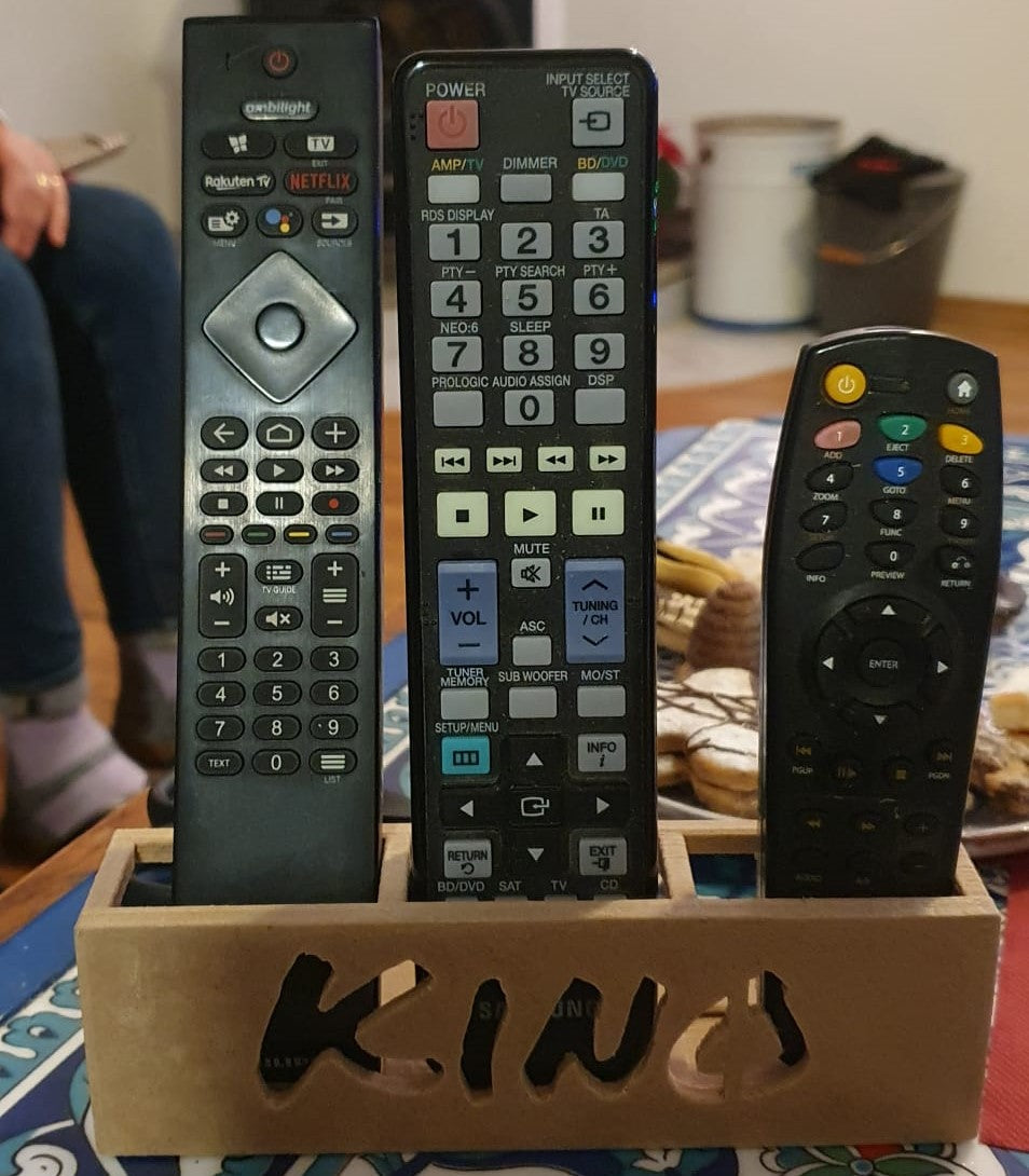 Support de télécommande pour 3 appareils