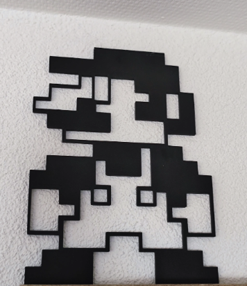 Mario Art mural