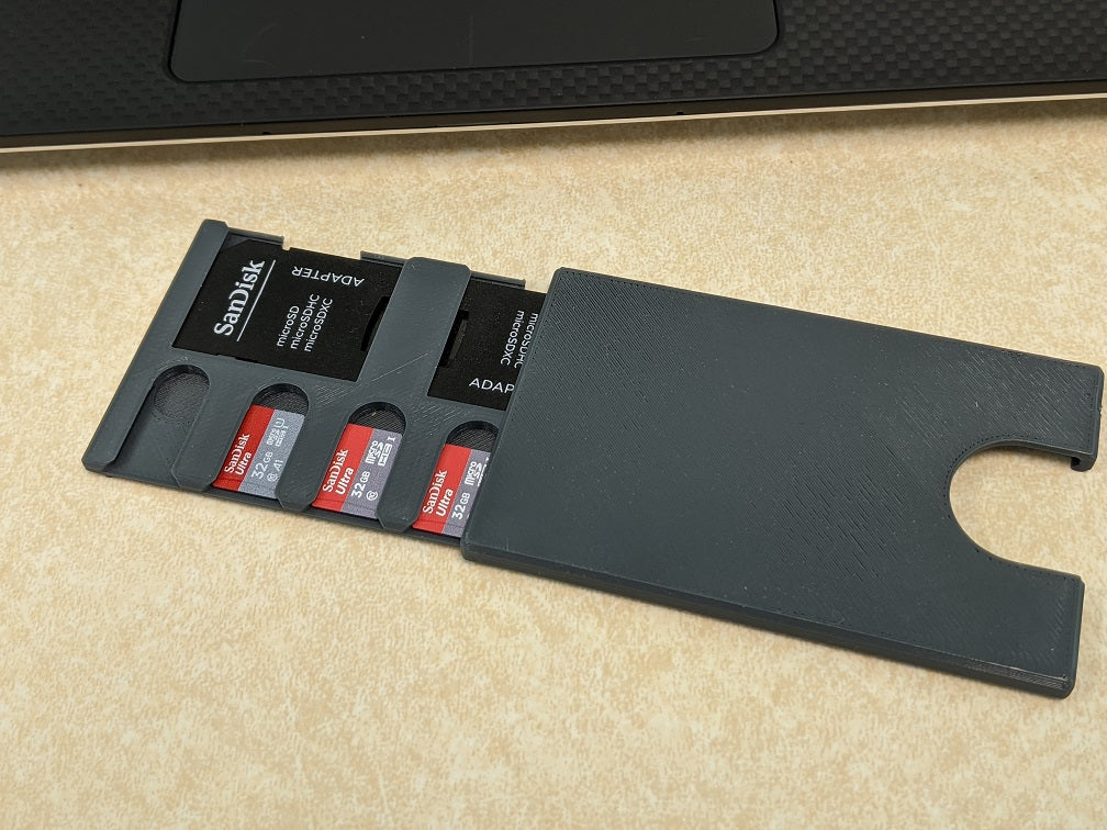 Porte-cartes SD/MicroSD au format carte de crédit