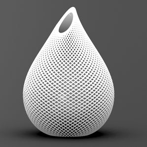 Vase à double motif en spirale