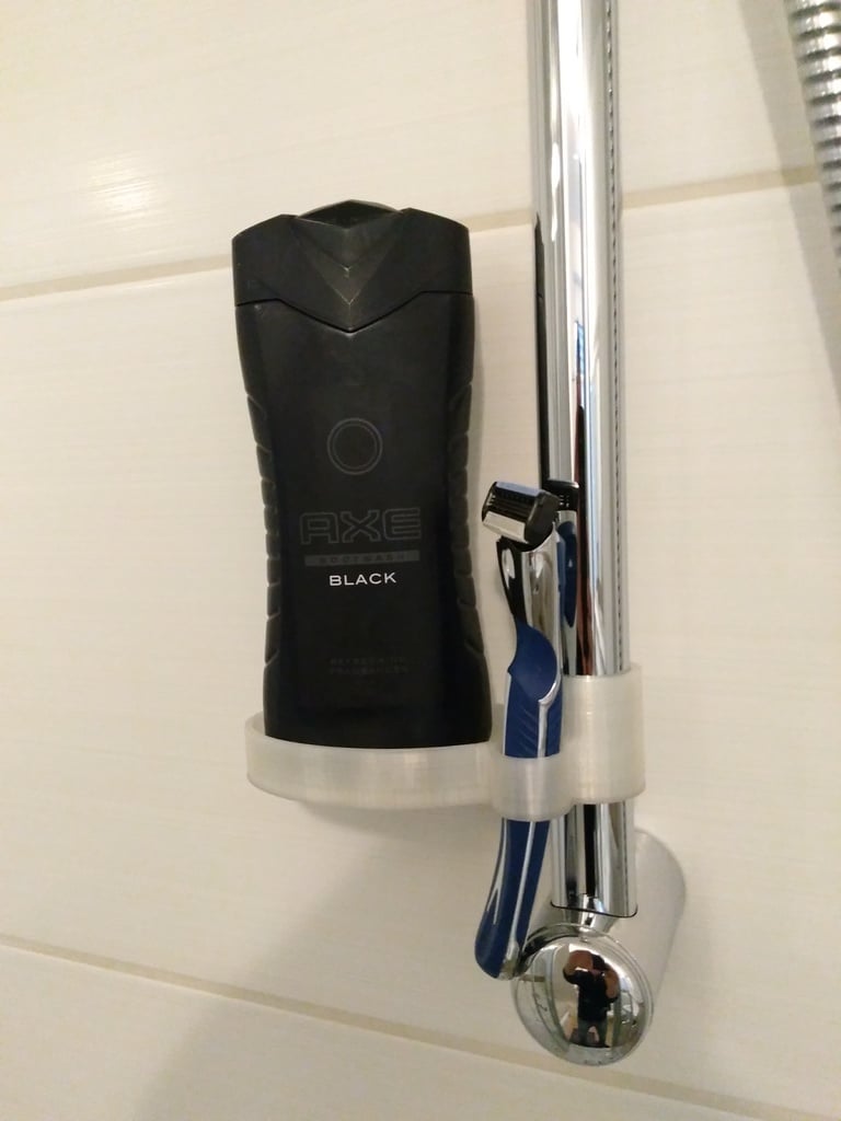 Petit receveur de douche pour tringle de douche 25 mm