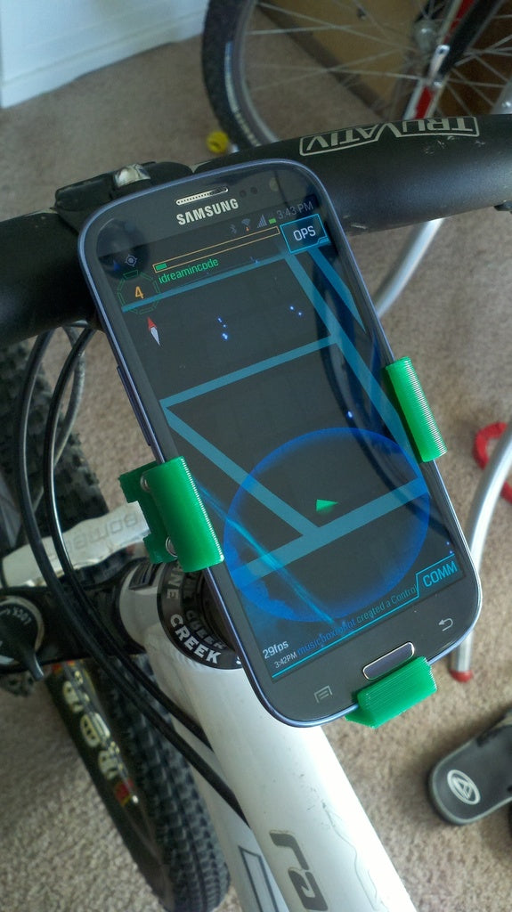 Support vélo Galaxy S3 pour guidon 1,25 pouces (32 mm)