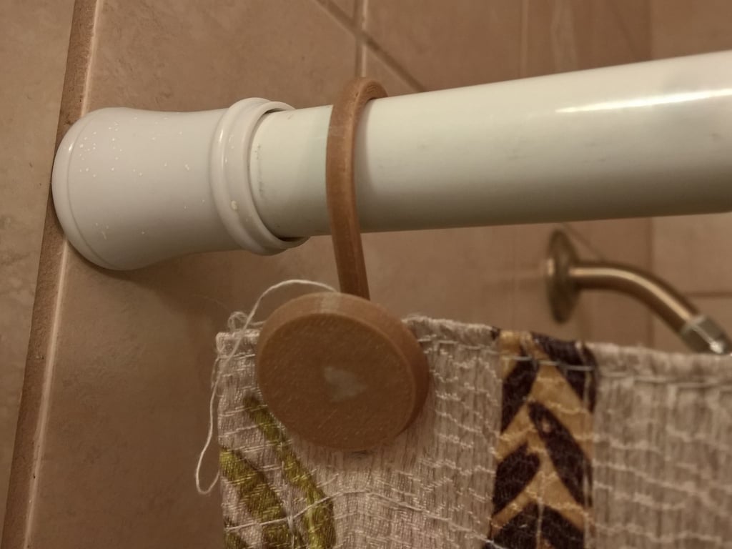 Crochets en S pour rideau de douche personnalisés avec extrémité plate et forme brillante