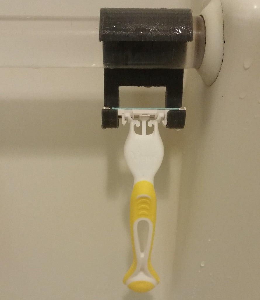 Support de rasoir de salle de bain pour tringle de douche