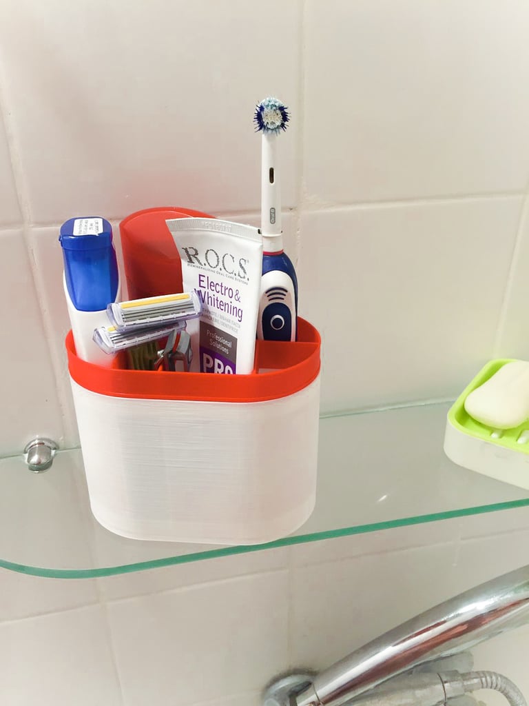 Boîte de toilette de voyage pour brosse à dents, dentifrice, shampoing et plus