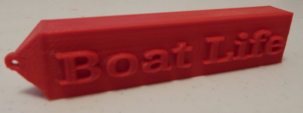 Porte-clés flottant &quot;Boat Life&quot; pour bateaux et sports nautiques