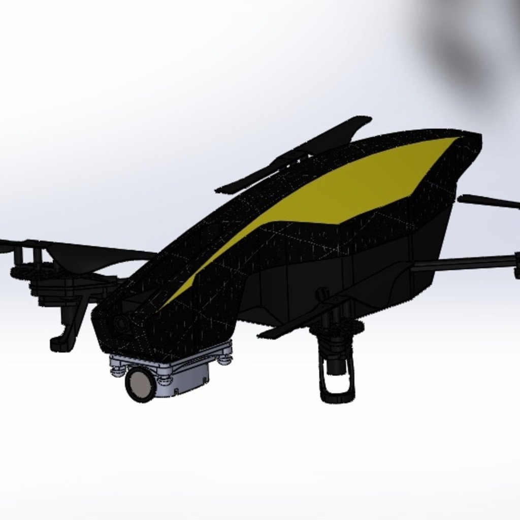 Support caméra anti-vibration pour drone Parrot Ar 808 #18