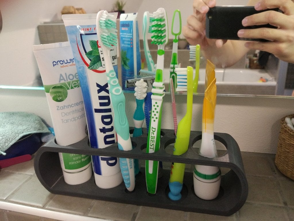 Organisateur de salle de bain Porte-brosse à dents Remix