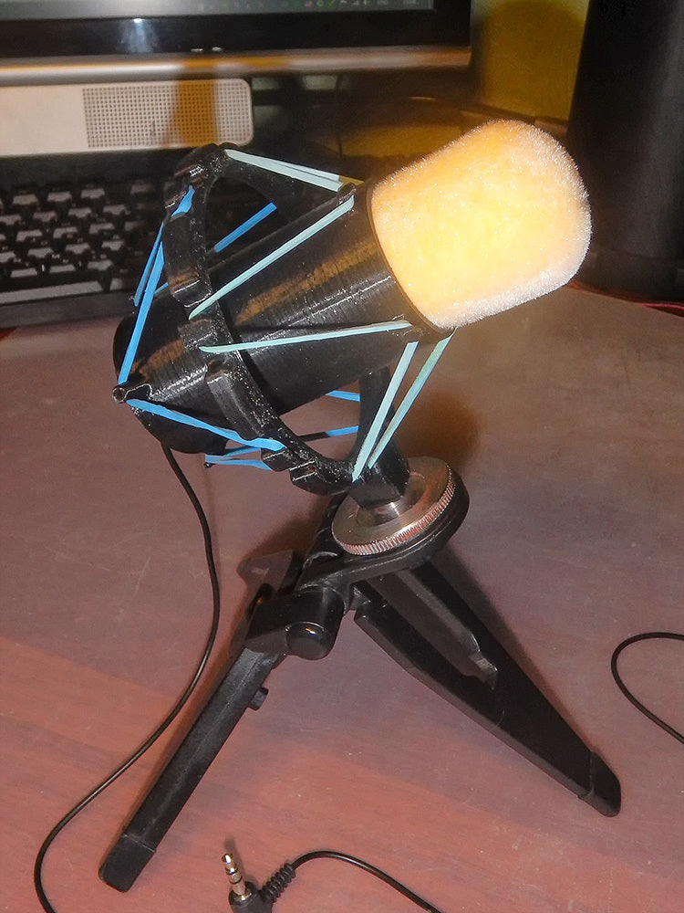 Amortisseur de microphone Support pour microphones 30 et 40 mm