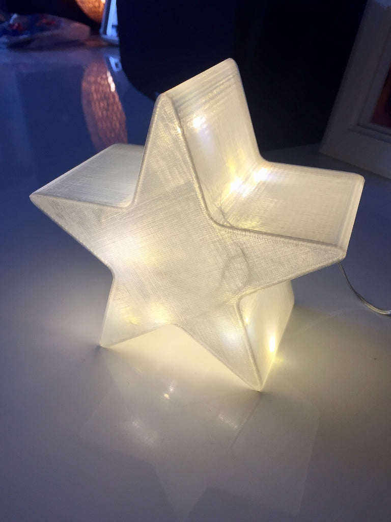 Décoration de Noël : étoile de Noël pour lumières LED ou bougies LED