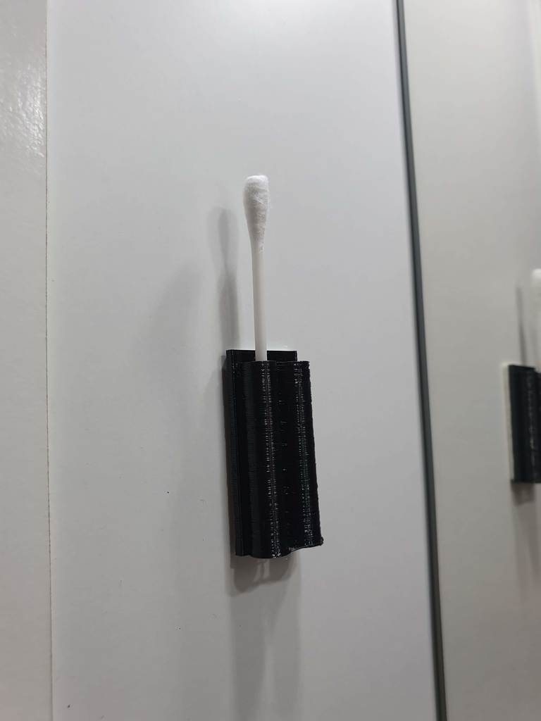 Porte-coton-tige de salle de bain pour le montage