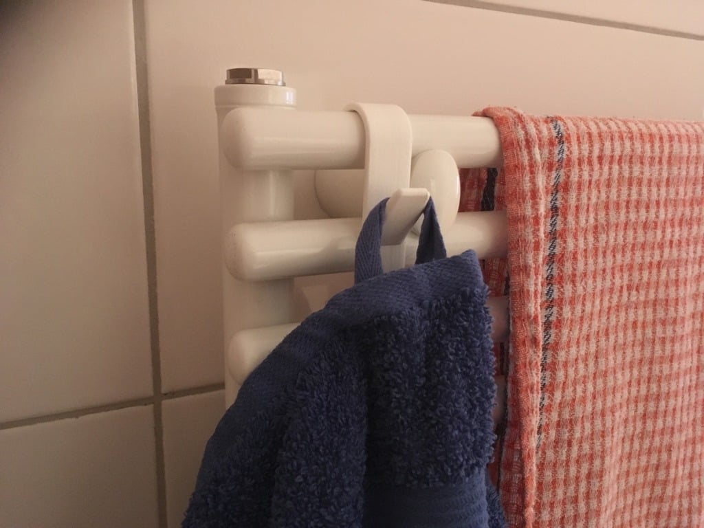 Crochet pour serviette de salle de bain
