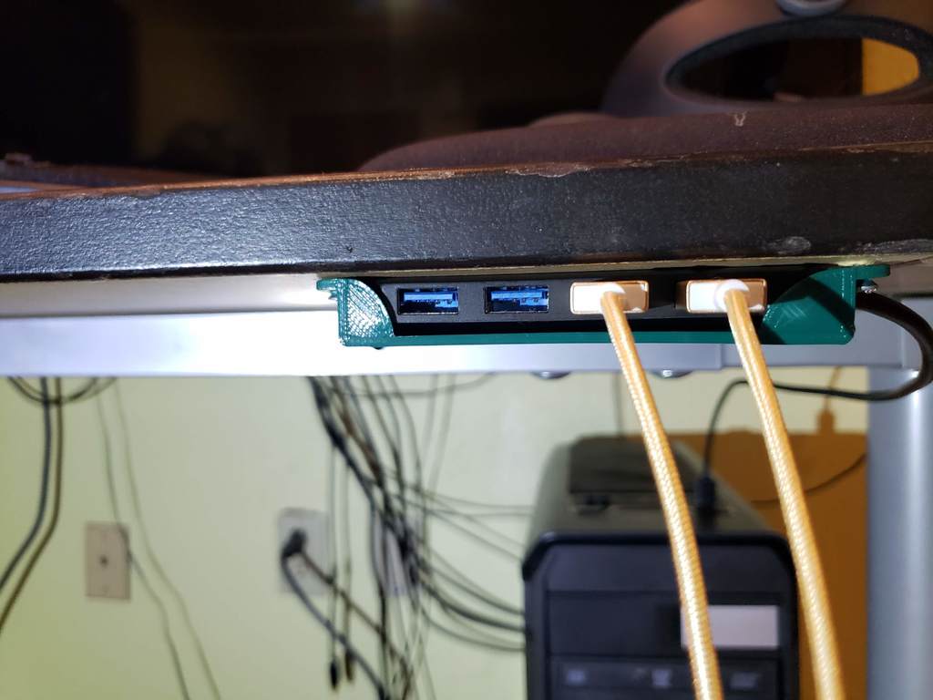 Support sous le bureau pour hub USB Lenovo 4 ports