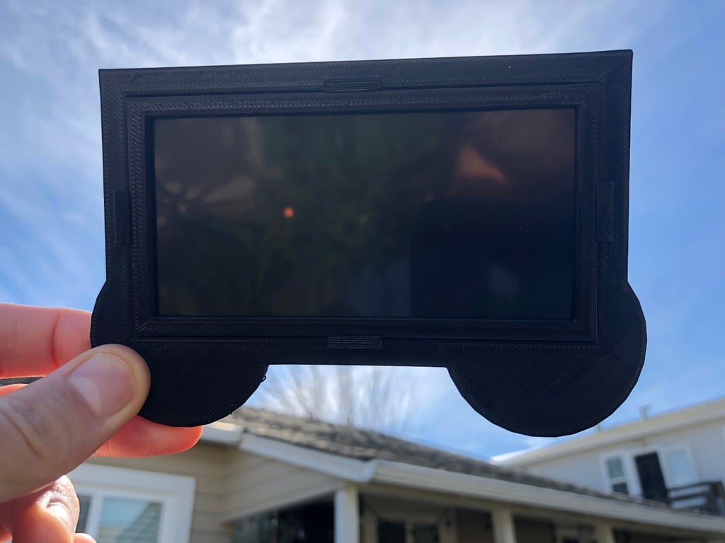 Cadre de filtre solaire portable pour l&#39;observation des éclipses