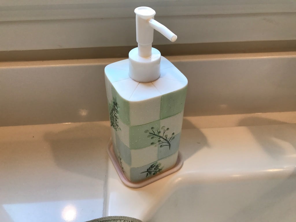 Plateau distributeur de savon pour salle de bain et cuisine